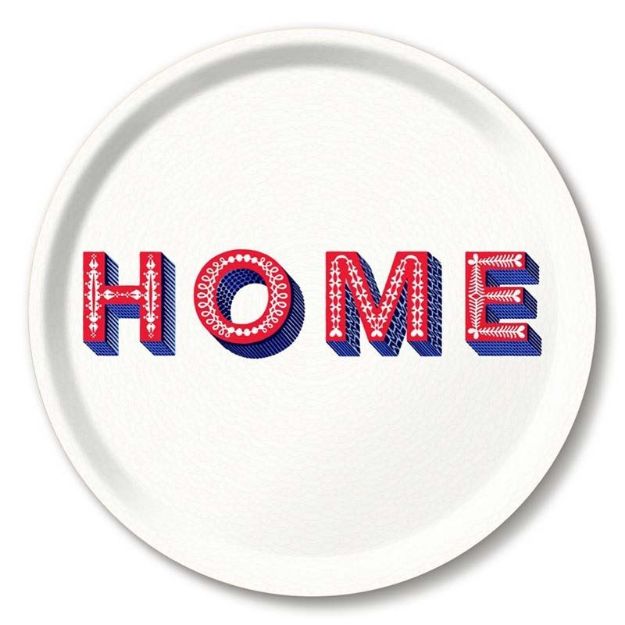 Bild von Asta Barrington Home / white Tray Ø 31 - Jamida of Sweden
