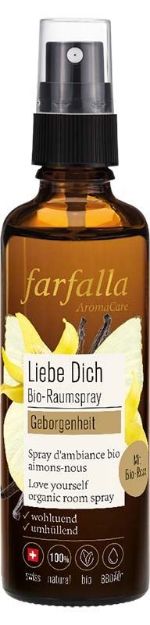 Bild von Geborgenheit, Rose, Liebe dich Bio-Raumspray von Farfalla, 75 ml 