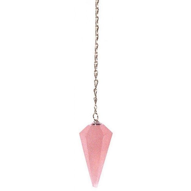 Bild von Pendel 3 cm, Rosenquarz