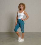Bild von Leggings capri in blue bay von The Spirit of OM