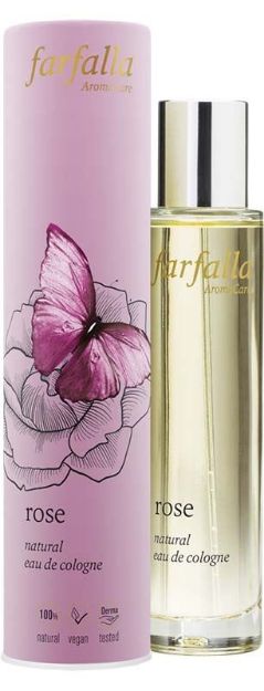 Bild von Natural Eau de Cologne Rose von Farfalla, 50 ml