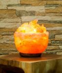 Bild von Salzkristall-Atmosphären Lampe