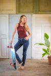 Bild von Yoga-Top Shakti im henna-rot von The Spirit of OM
