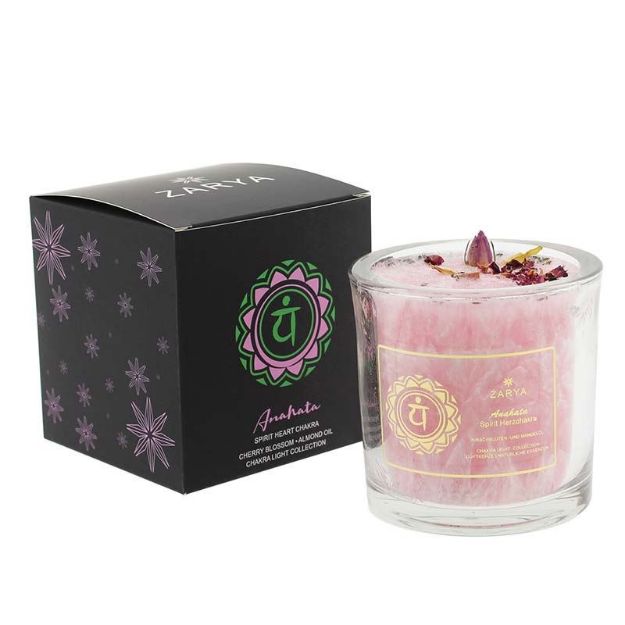 Bild von Duftkerze Spirit Herzchakra aus der Zarya Collection