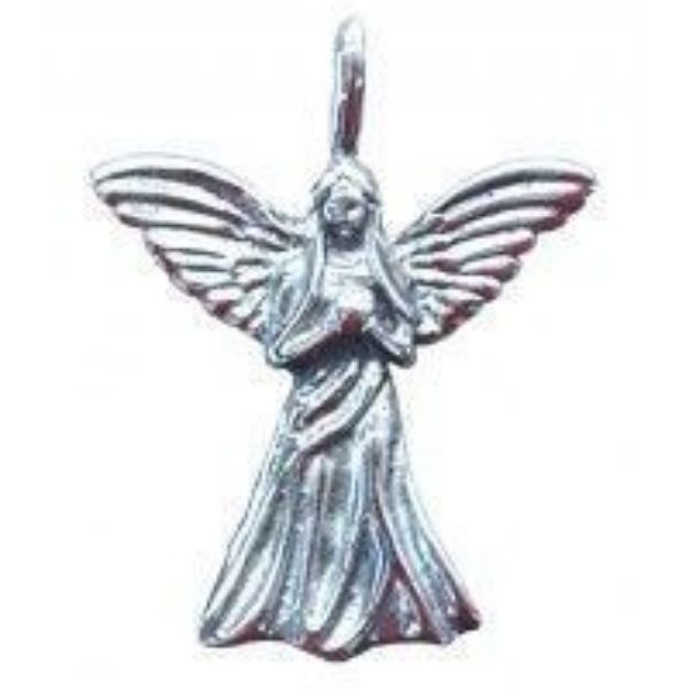 Bild von Anhänger Engel mit Herz Silber 925 2,3g