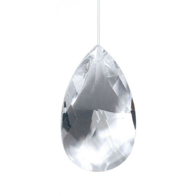 Bild von Kristall Drachenträne 63 mm, Glas bleifrei