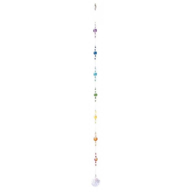 Bild von Suncatcher regenbogenfarben 90 cm, Glas und Metall