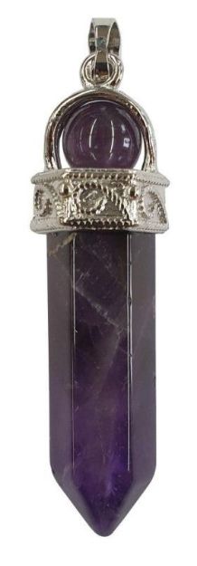 Bild von Edelstein Anhänger Amethyst 5cm