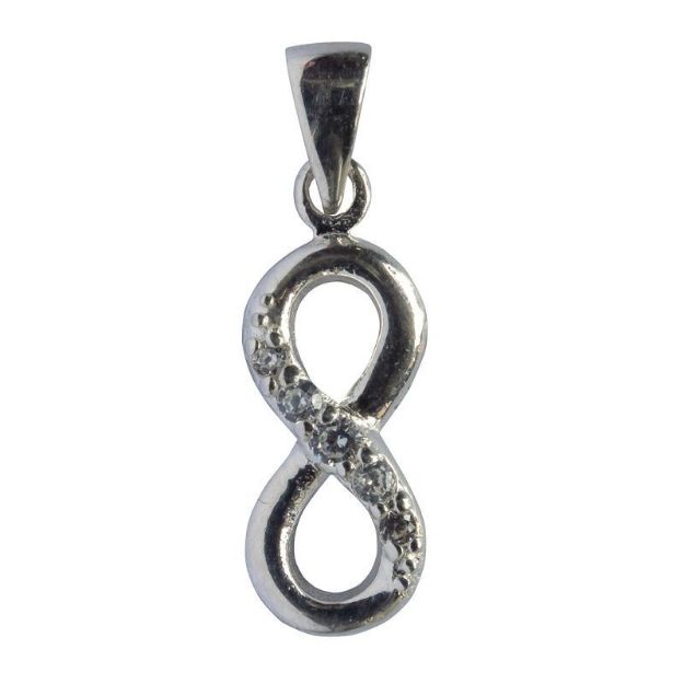 Bild von Anhänger 8-Infinity 1.7 cm, Silber