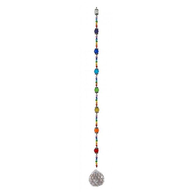 Bild von Suncatcher Rainbow 55 cm, Glas und Metall
