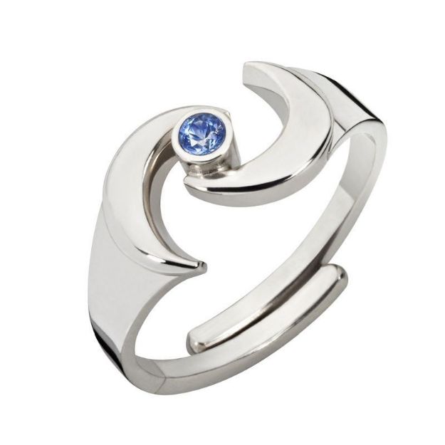 Bild von Ring RING DER ERDGÖTTIN - blauer Saphir