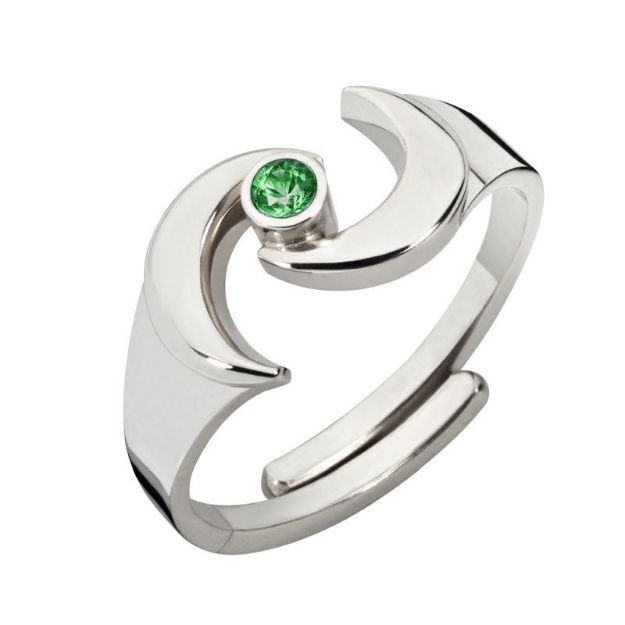 Bild von Ring RING DER ERDGÖTTIN - grüner Granat