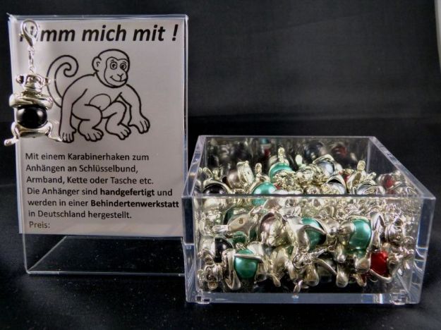 Bild von Affen versch. Farben, VE-50