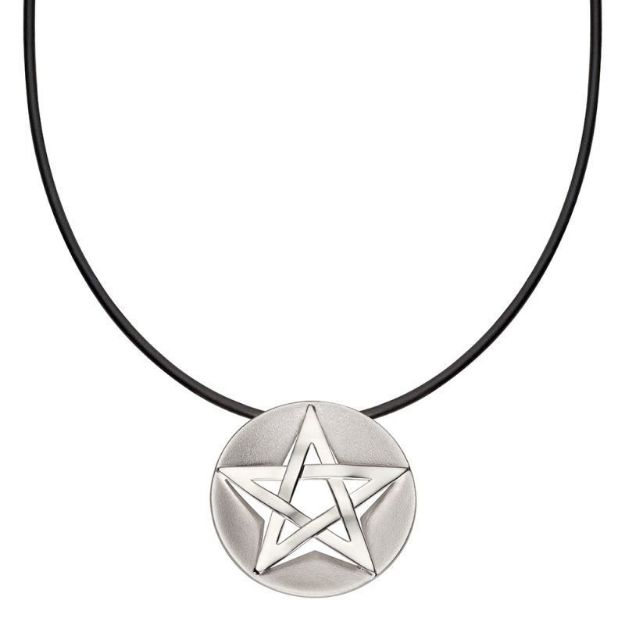 Bild von Anhänger Pentagramm - 925 Silber