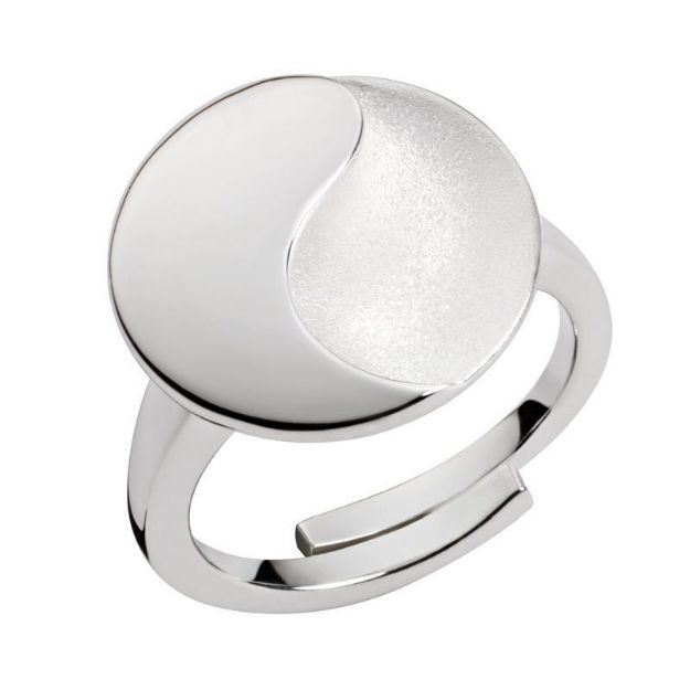 Bild von Ring Yin-Yang Ring Silber