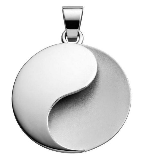 Bild von Anhänger Yin-Yang SILBER - gross