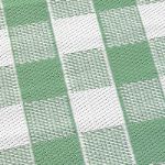 Bild von Gingham Green Outdoor Rug