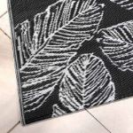 Bild von Matteo Black/White Outdoor Rug