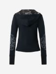 Bild von Sweatjacke Maui Nava in schwarz von The Spirit of OM