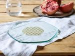 Bild von Energyplate gross mit Blume des Lebens in Gold 22 cm