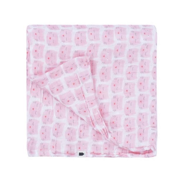 Bild von stoffwindel 120x120 les chats rosa, VE-2