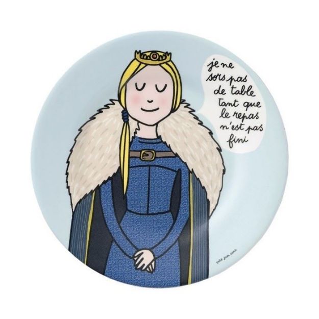 Bild von dessertteller prinzessin je ne sors pas de table..., VE-6