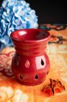 Bild von Ida Aromalampe Keramik, rot