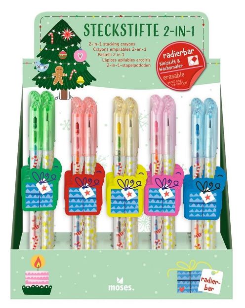 Bild von 2 in 1 Steckstift mit Radierer Geschenke, VE-25