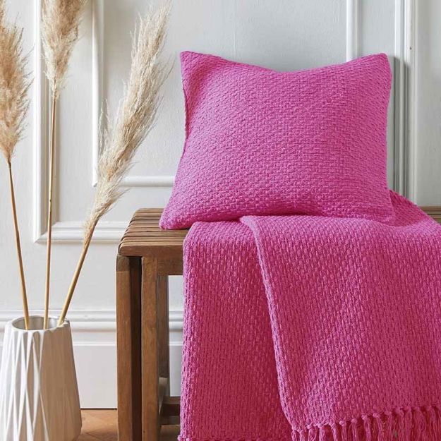 Bild von Hayden Pink 43x43cm - Kissenbezug OHNE Füllung
