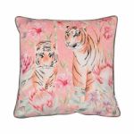 Bild von Tropical Leopard Coral 43x43cm - Kissenbezug OHNE Füllung