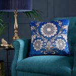 Bild von Romilly Blue 43x43cm - Kissenbezug OHNE Füllung