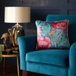 Bild von Down the Dilly Blue/Mag 43cm - Kissenbezug OHNE Füllung