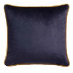 Bild von Down the Dilly Ochre/Blue 43x43cm - Kissenbezug OHNE Füllung
