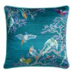 Bild von Birdity Absurdity Blue 43x43cm - Kissenbezug OHNE Füllung