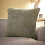 Bild von Alba Chenille Green 43x43cm - Kissenbezug OHNE Füllung