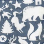 Bild von Scandi Animals Navy 120x150cm Throw