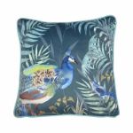 Bild von Peacock Jungle Teal 43x43cm - Kissenfüllung inkl.