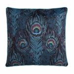 Bild von Dandy Peacock Teal 55x55cm - Kissenbezug OHNE Füllung