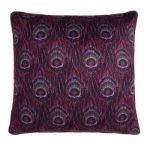 Bild von Dandy Peacock Plum 55x55cm - Kissenbezug OHNE Füllung