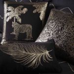 Bild von Dandy Black/Gold 30x50cm - Kissenbezug OHNE Füllung