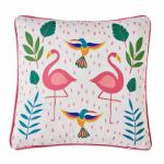 Bild von Tropical Flamingo Pink 43x43cm - Kissenfüllung inkl.