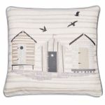 Bild von Beach Huts Outdoor Natural 43x43cm - Kissenfüllung inkl.