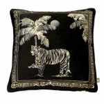Bild von Tiger Tiger Blk/Gld 43x43cm - Kissenfüllung inkl.