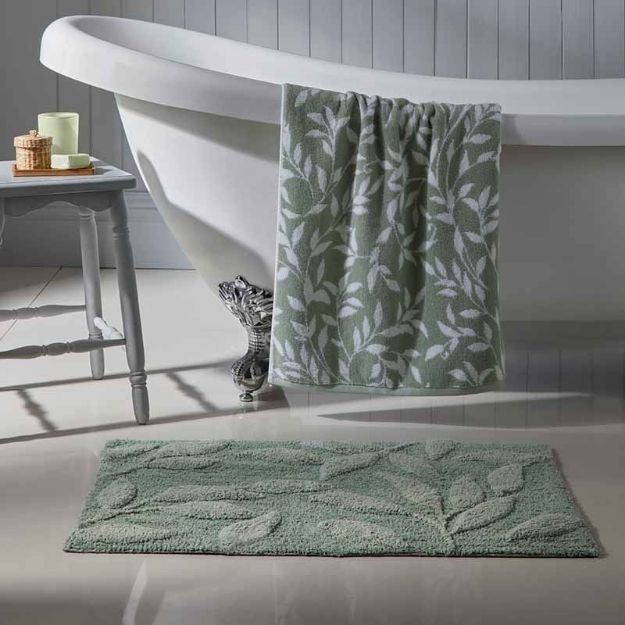 Bild von Sandringham Sage Green BathMat