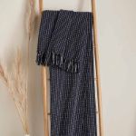 Bild von Quinn Navy 130x180cm Throw