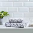 Bild von Animal Print Grey Bath Sheet  90x150cm