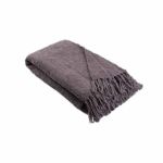 Bild von Chenille Charcoal 130x180cm Throw
