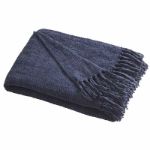 Bild von Chenille Navy 130x180cm Throw