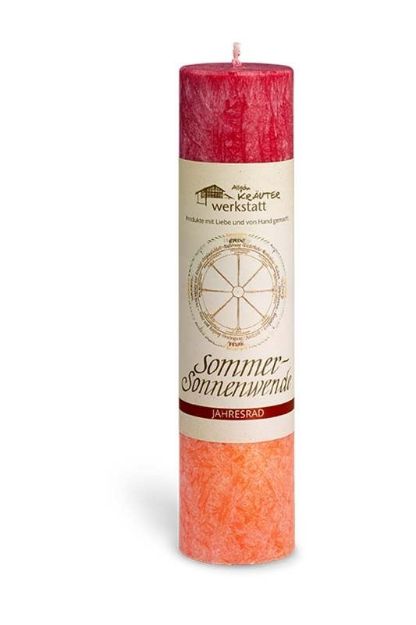 Bild von Allgäuer Heilkräuter-Kerze Sommersonnenwende