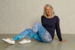 Bild von Yoga Leggings Blue Spirit in indigo-blue von The Spirit of OM